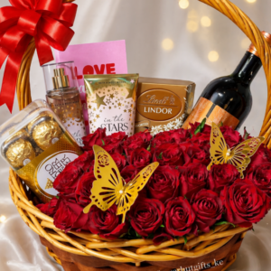 Golden Elegance Gift Basket