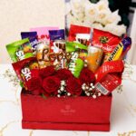 Flower and Chocolate Gift Box