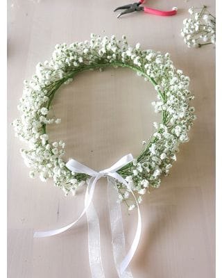 Baby's Breath Floral Crown