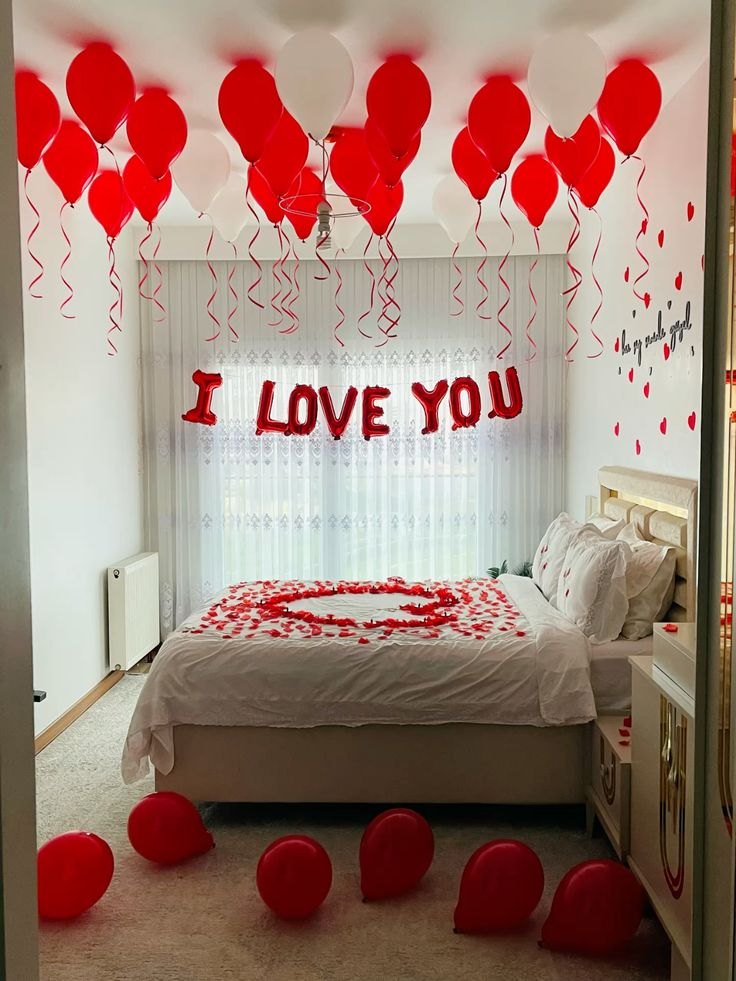 Intimate Love Bed Decor