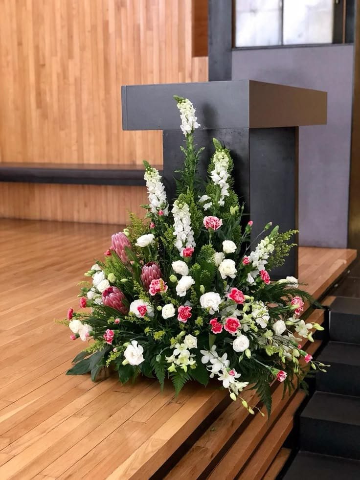 Podium Flower Arrangement