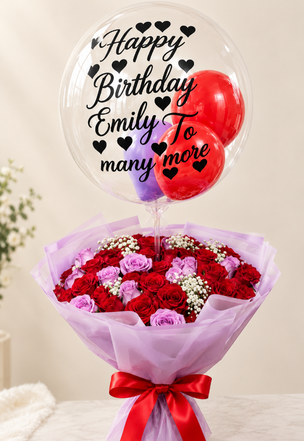 Mixed bubble bouquet